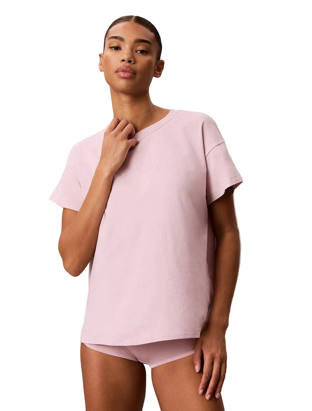 T-shirt relaxed Donna - Cotton Stretch Lounge Calvin Klein
