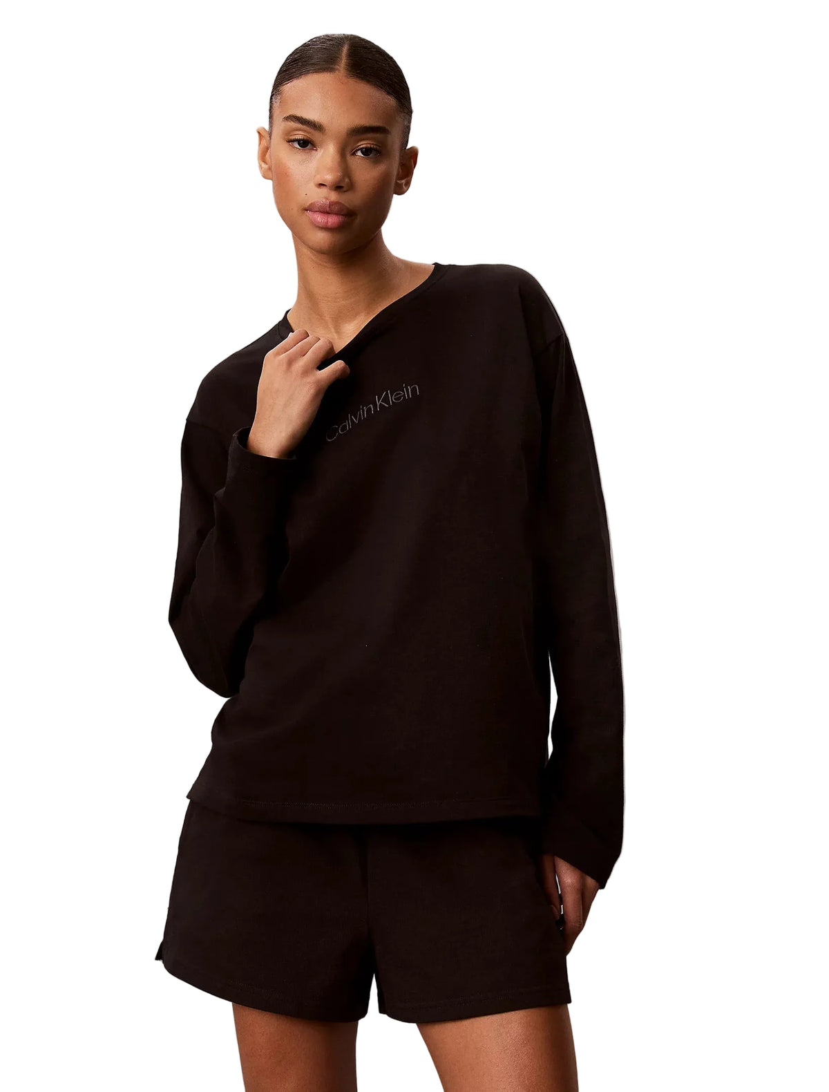 Felpa Donna vestibilità rilassata - Icon Cotton Stretch