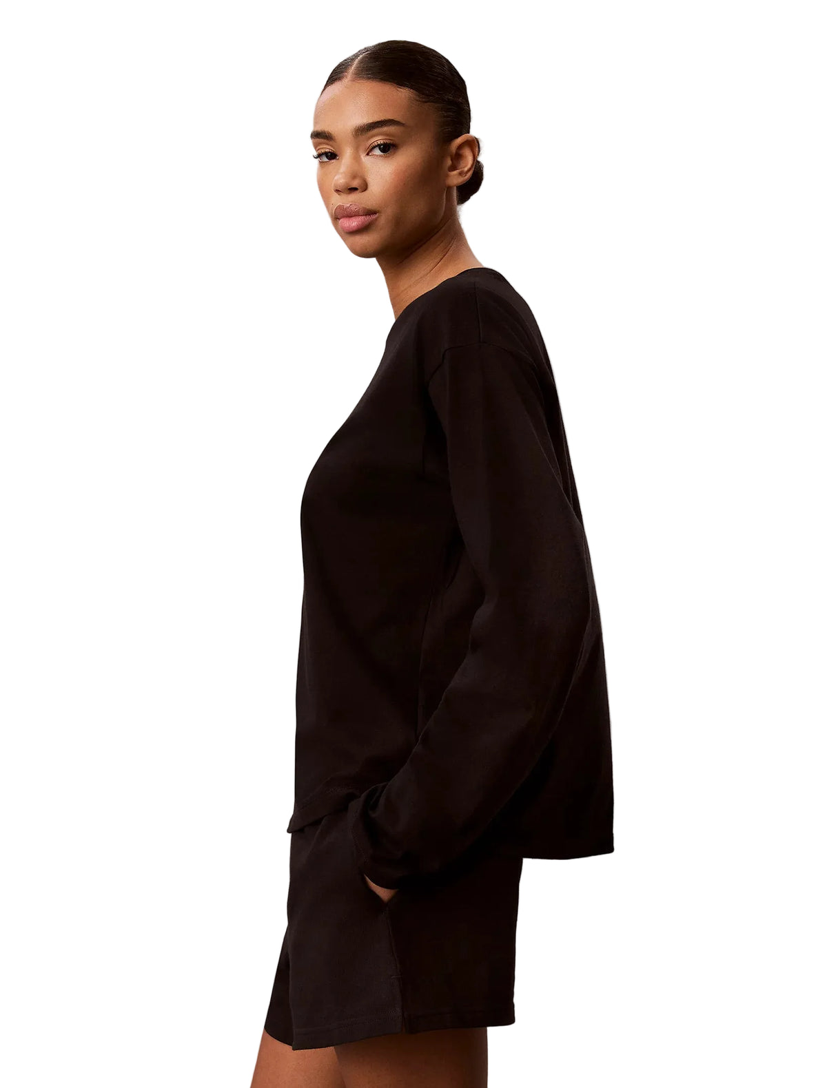 Felpa Donna vestibilità rilassata - Icon Cotton Stretch