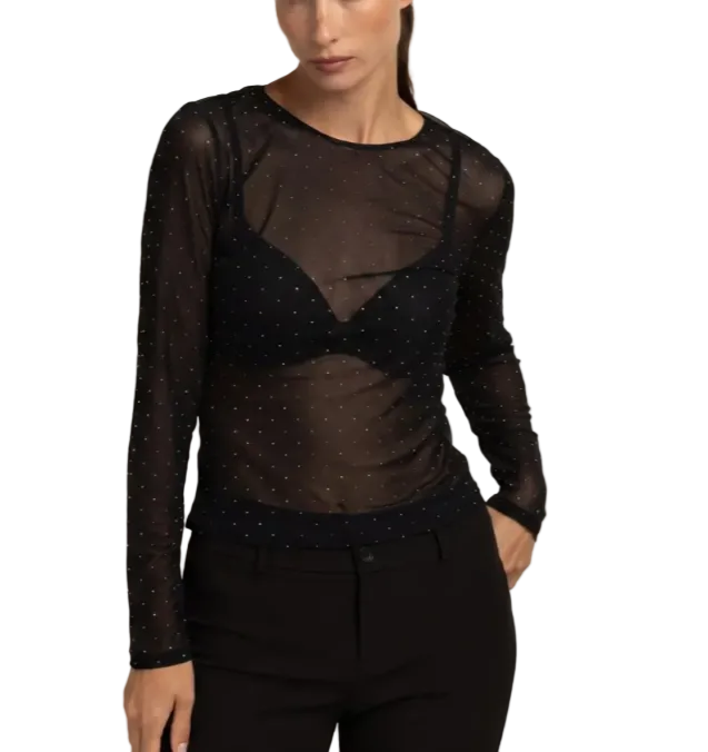 Maglia Donna maniche lunghe little stones Admas 43729