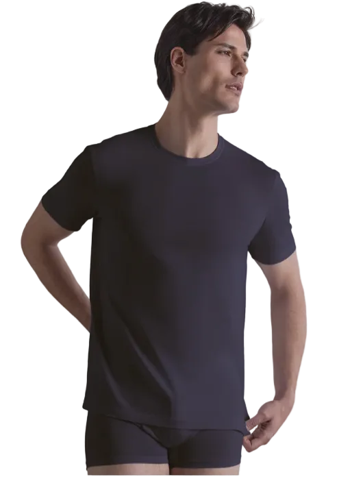 T-Shirt Uomo girocollo elasticizzato Philippe Matignon