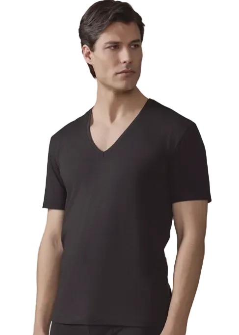 T-Shirt Uomo scollo a V elasticizzato Philippe Matignon