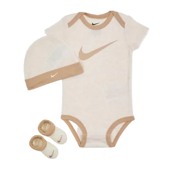 Tutina Body Neonati Nike 3 pezzi Swoosh
