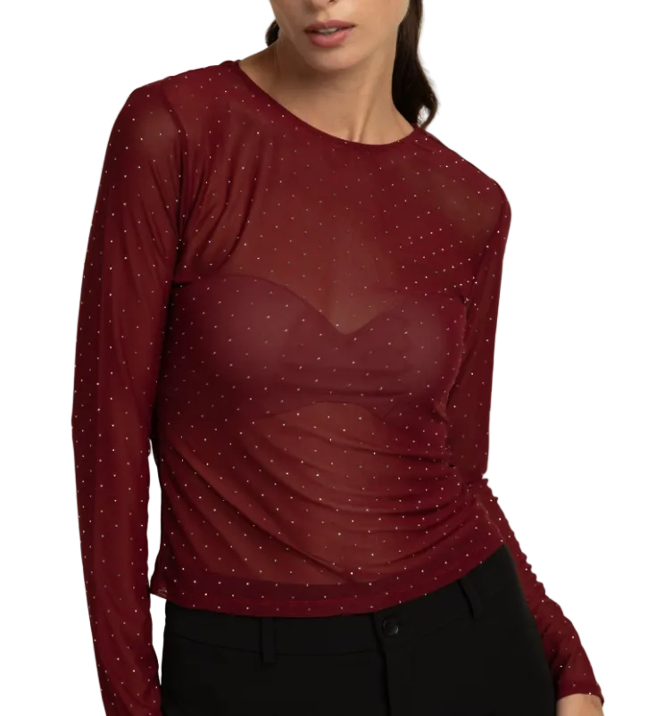 Maglia Donna maniche lunghe little stones Admas 43729