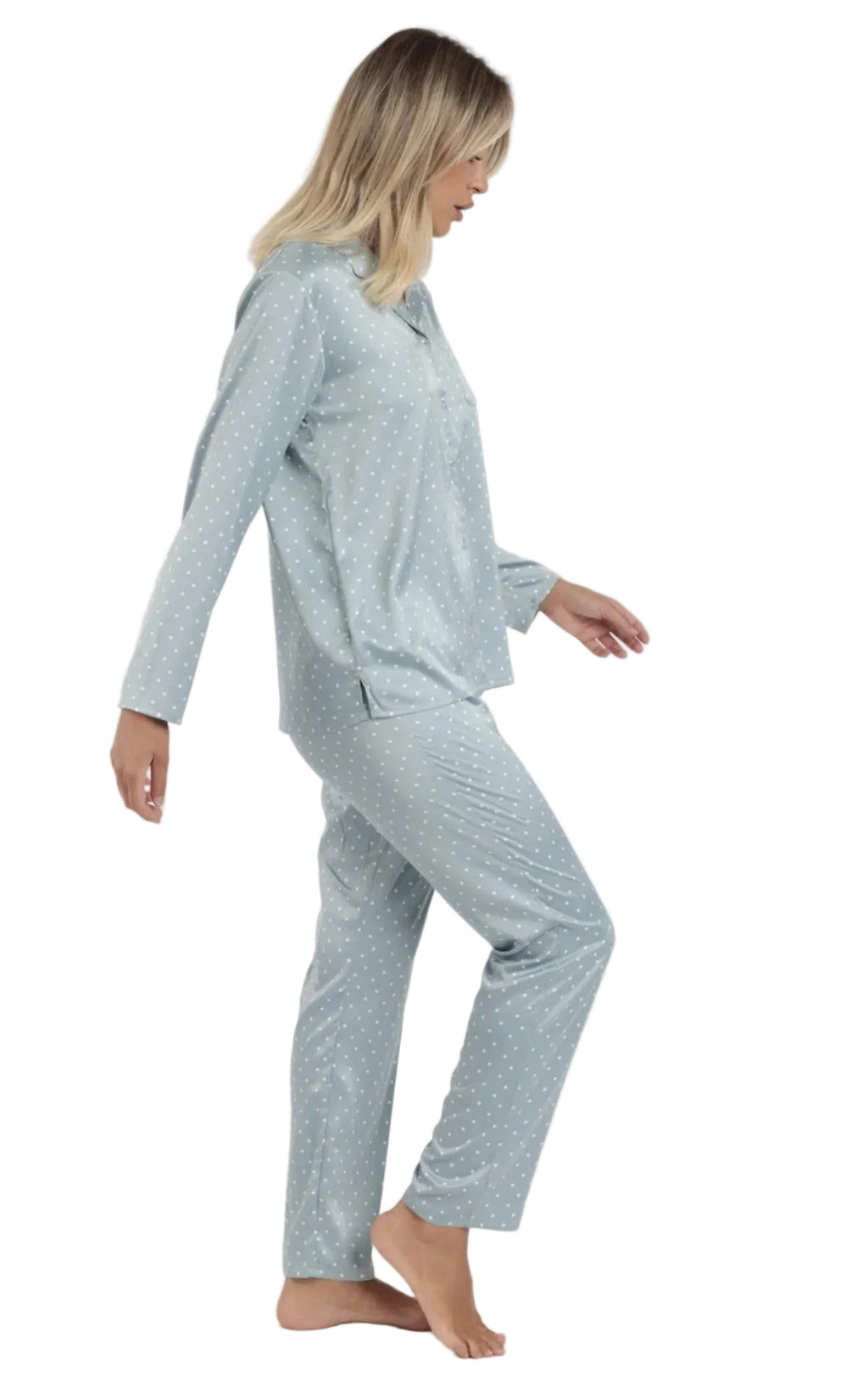 Pigiama Donna raso pois aperto Admas 62649