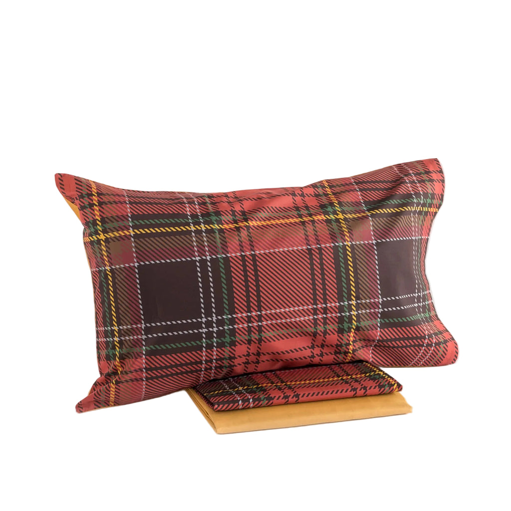 Completo Lenzuolo Matrimoniale Tartan Maè Via Roma 60