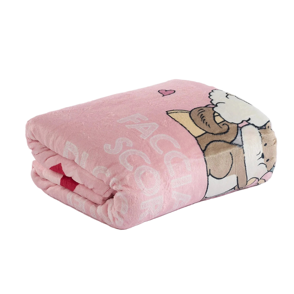 Plaid Coccole Rosa Happy People