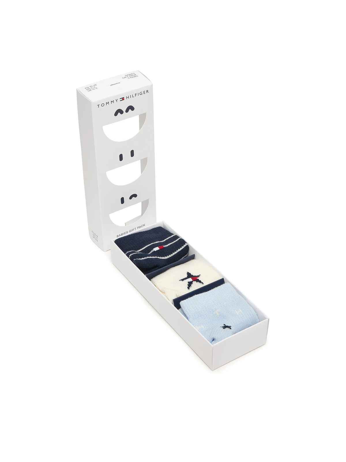 Calzini Neonati 3 paia Stars & Stripe Tommy Hilfiger
