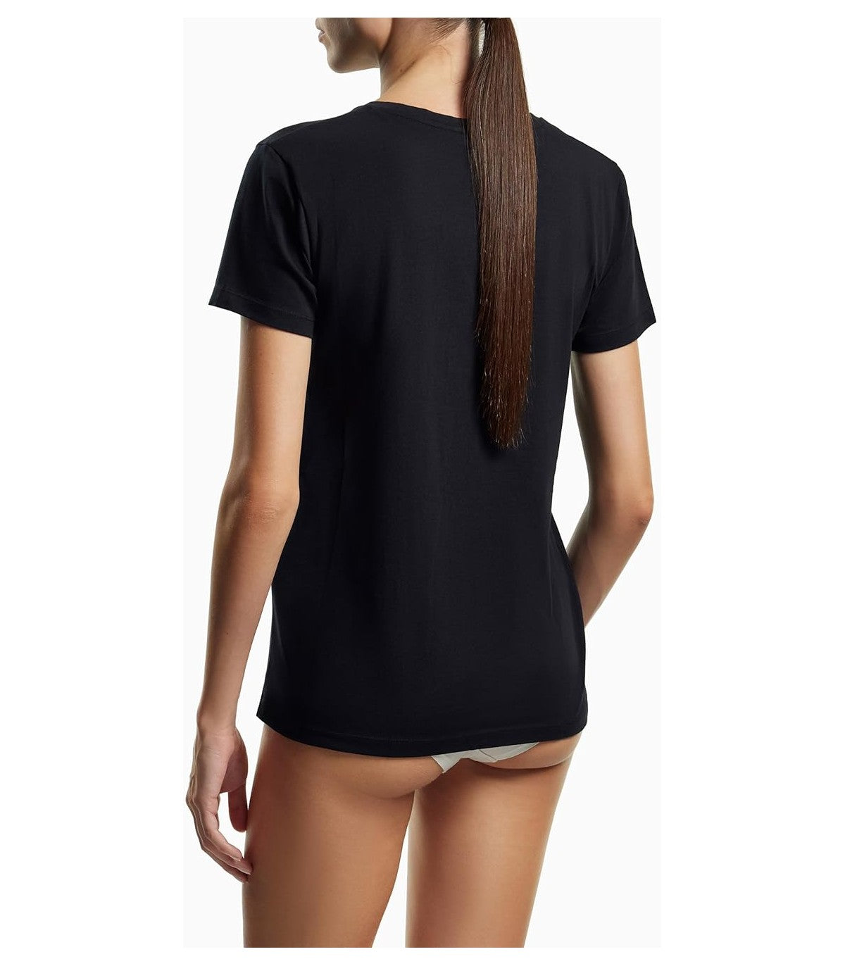 T-Shirt Donna Emporio Armani con logo AF10881
