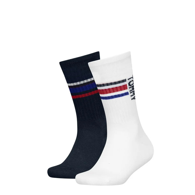 Calzini Bambini e Ragazzi Unisex 2 paia Crew Tommy Hilfiger