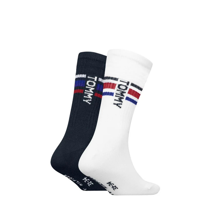 Calzini Bambini e Ragazzi Unisex 2 paia Crew Tommy Hilfiger