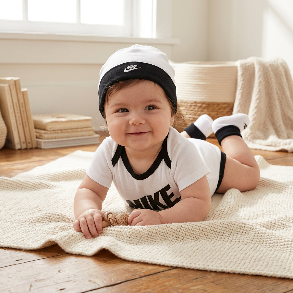 Set Neonati Logo Futura Nike