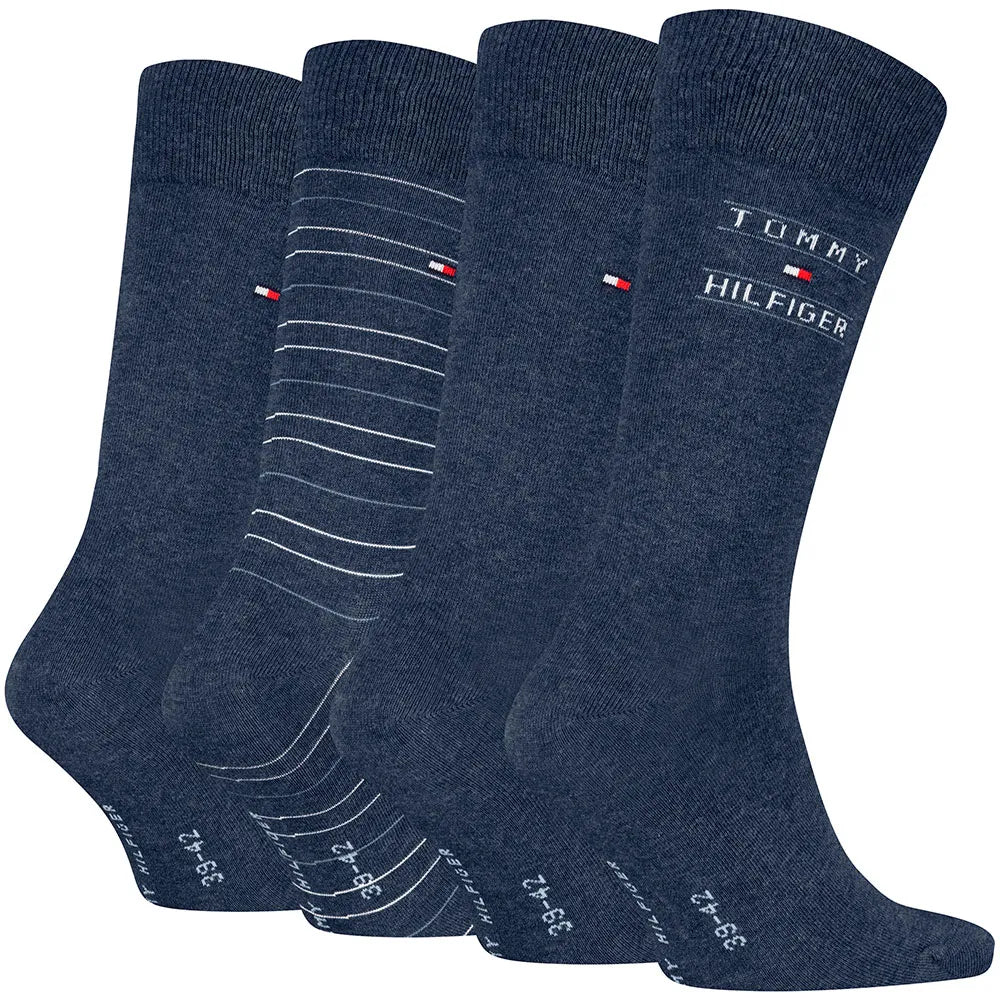 Calzini Uomo corti Tommy Hilfiger confezione 4 paia