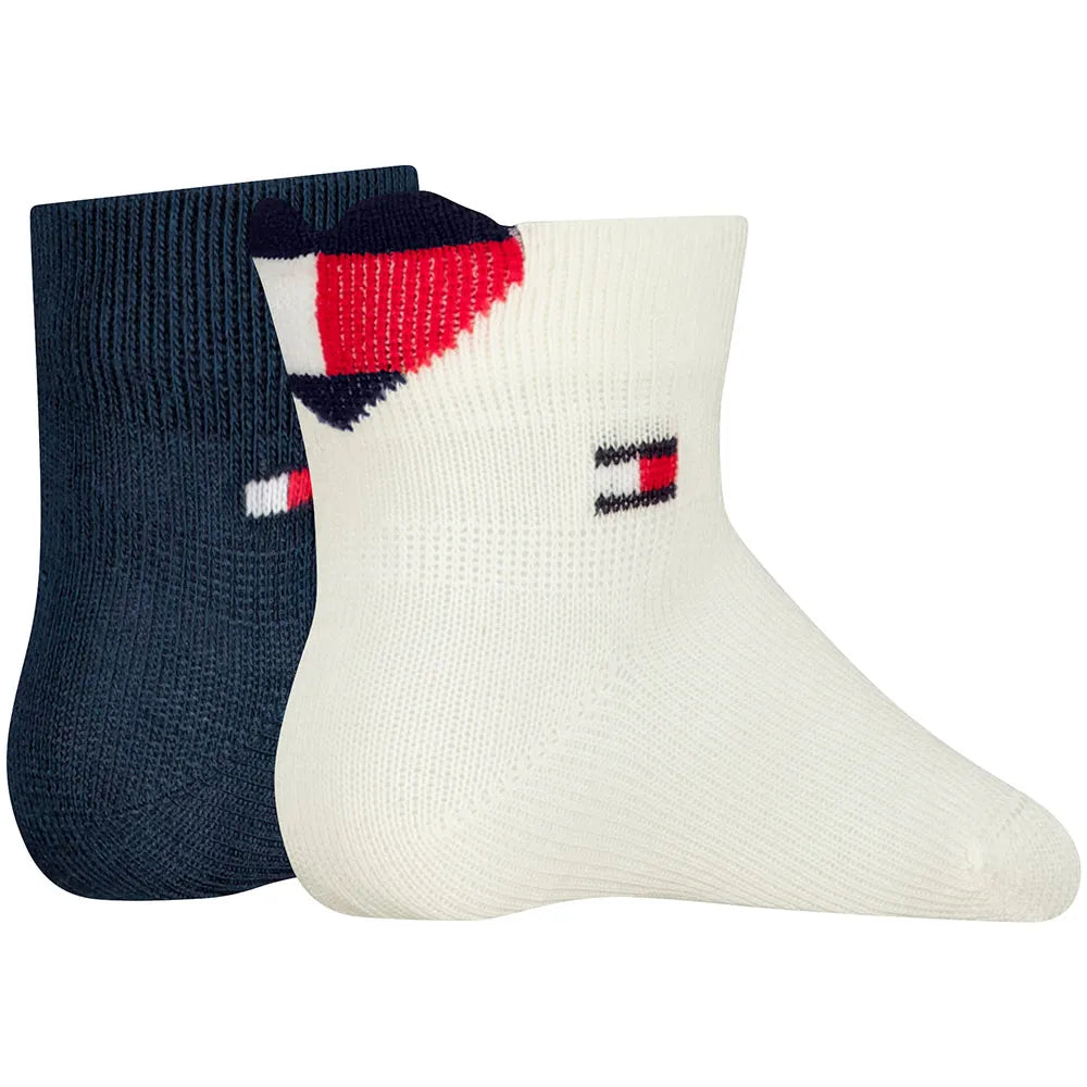 Calzini Neonati Unisex Tommy Hilfiger confezione 2 paia