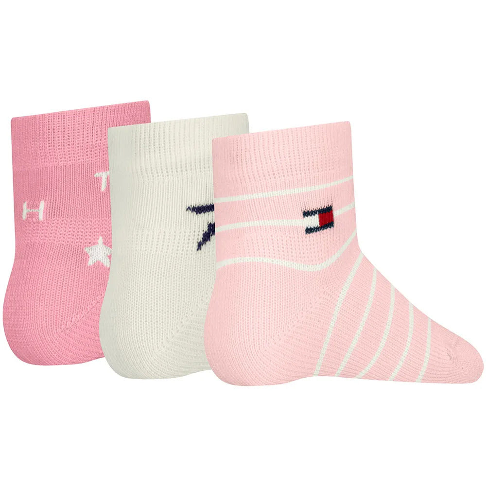 Calzini Neonati 3 paia Stars & Stripe Tommy Hilfiger